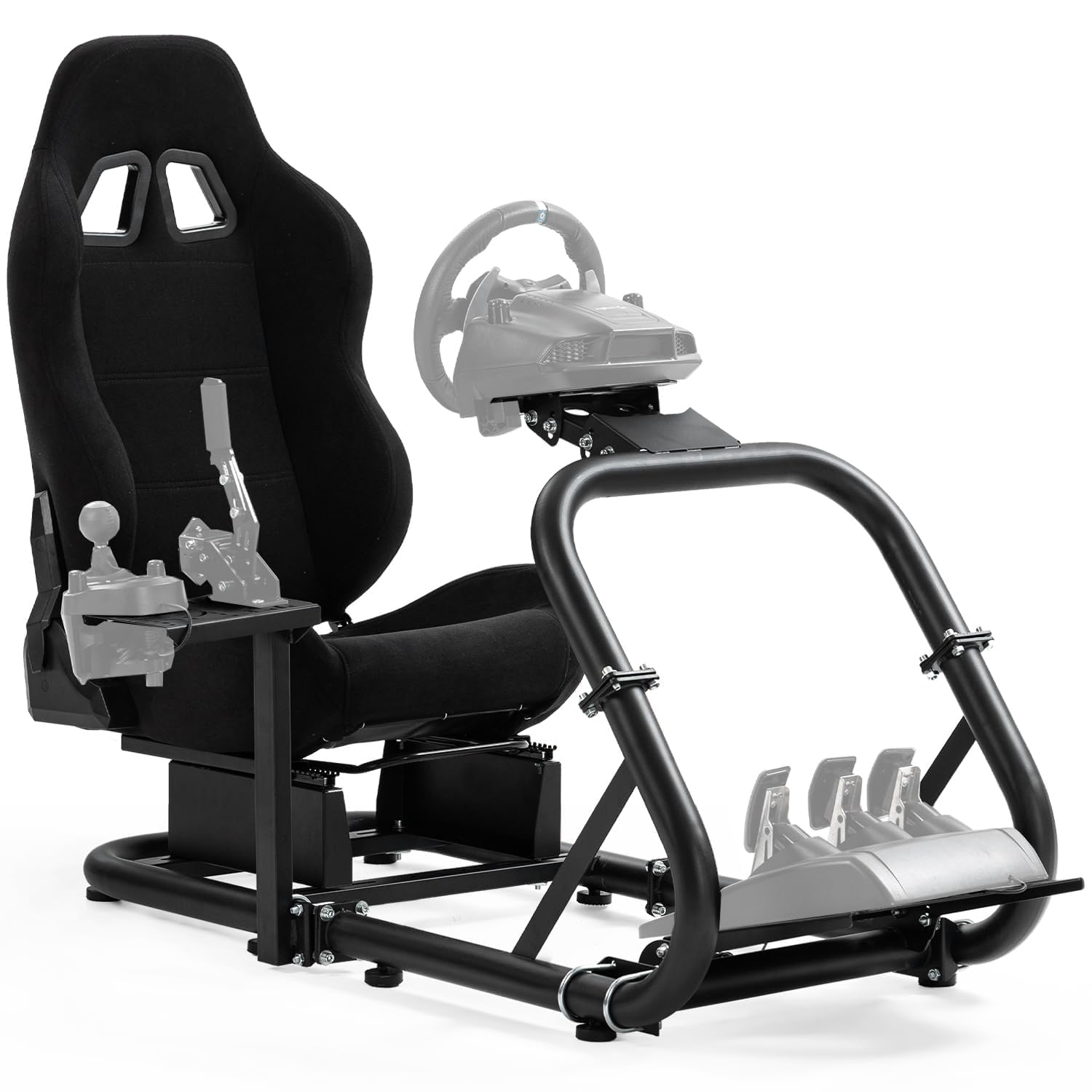 Dardoo Racing Simulator Cockpit Frame for Logitech and Thrustmaster