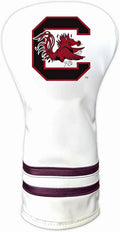 White Vintage Driver Headcover - Team Golf Retro Form-Fit Design