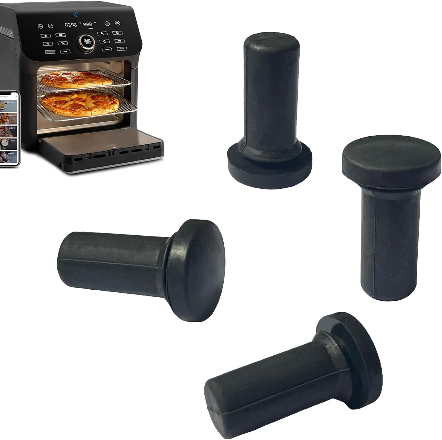 Upgrade Your Air Fryer: HQT Rubber Legs for 10QT COSORI