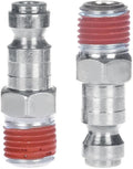 WYNNsky Automotive Air Plug Set 1/4 in MNPT - Durable Zinc-Plated