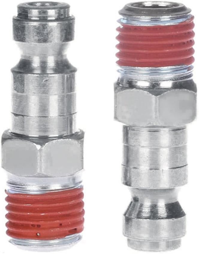 WYNNsky 1/4 Inch Air Plug Set - Steel Fittings