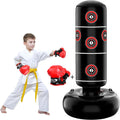 Inflatable Punching Bag for Kids 63in - Stable Free Standing Tumbler