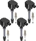Ignition Coil Pack UF749 and Iridium Spark Plugs 93501 Compatible