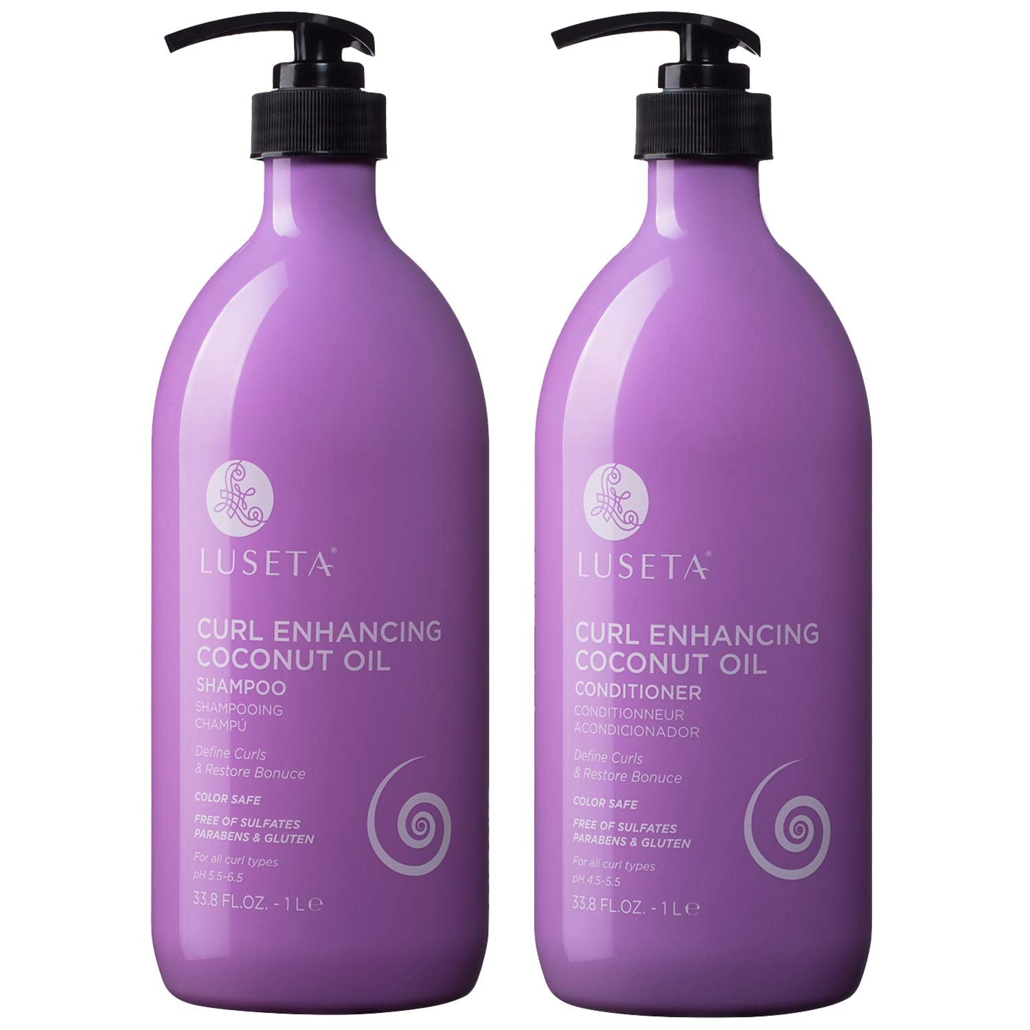 Coconut Oil Curl Duo - Moisturizing, Color Safe