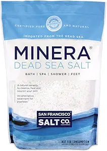 Minera Dead Sea Salt 19 lbs Coarse for Skin Treatment Relief