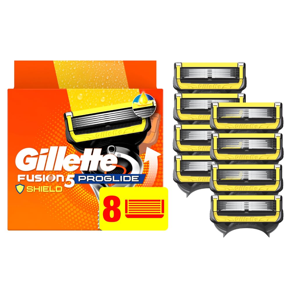 Gillette ProGlide Shield Razor Refills for Men, 8 Blades