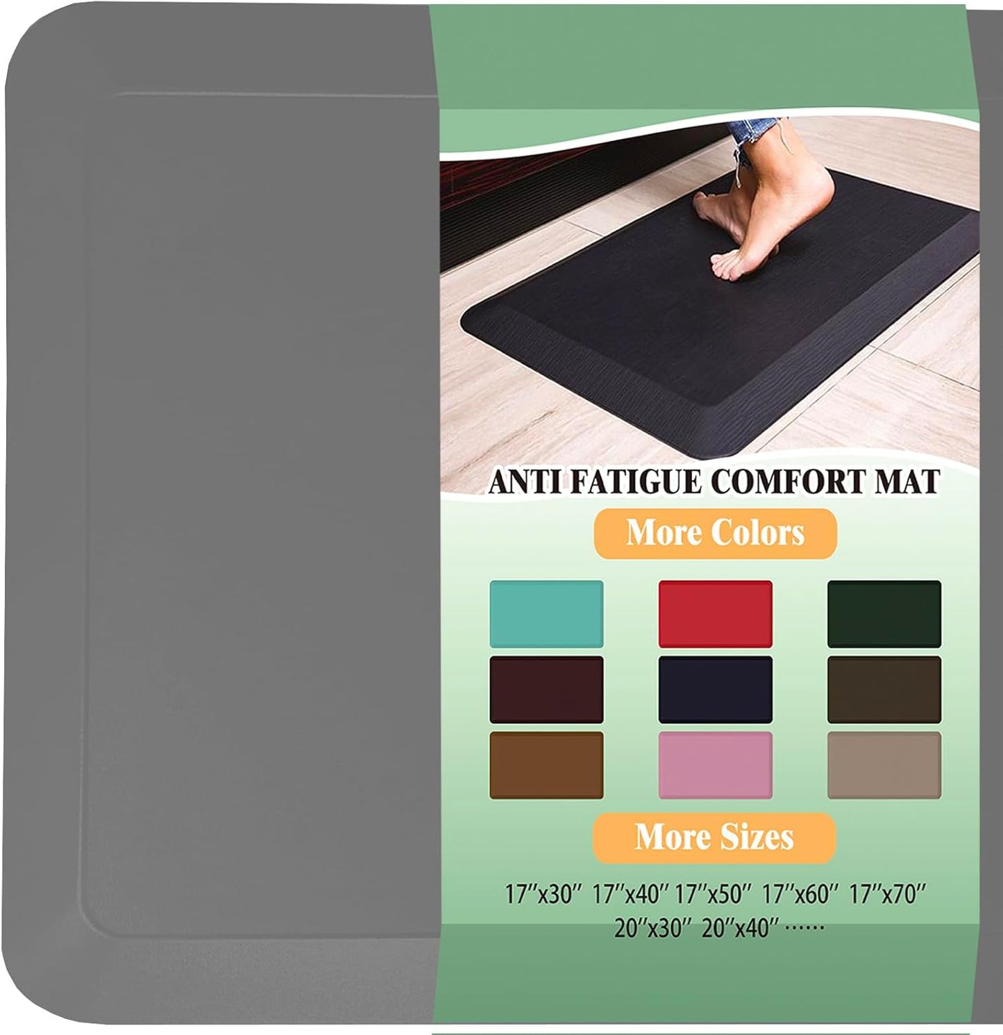 1in Extra Thick Anti Fatigue Floor Mat for Comfort at Home