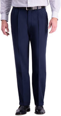 Haggar Premium Comfort Classic Fit Pleat Front Pant - Expandable Waist