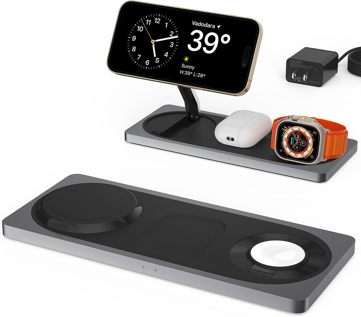 3 in 1 Charging Station for Apple Devices - Fast Mag-Safe Charger
