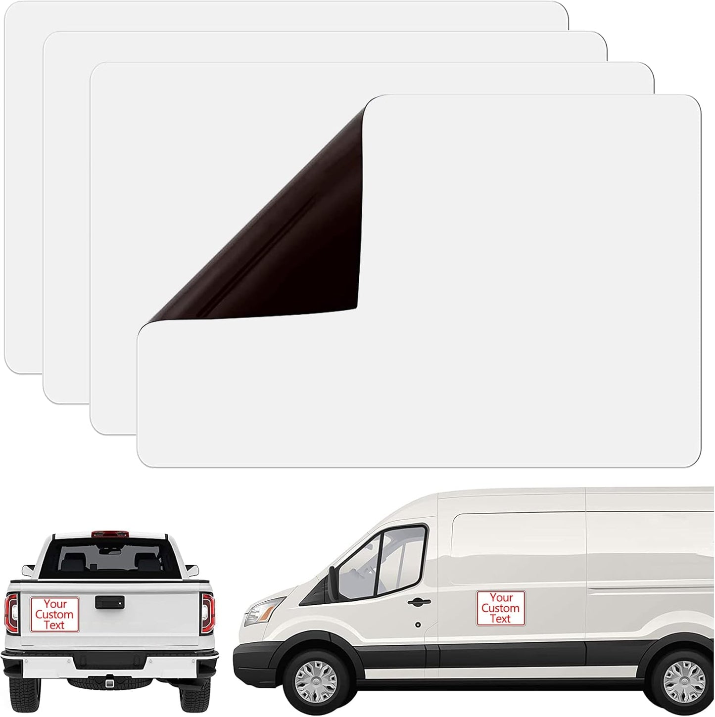 Car Magnetic Sheet for Custom Signs, 11.5in x 17.5in, 30 Mil