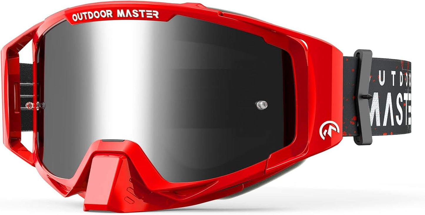 OutdoorMaster Mustang Dirt Bike Goggles for Ultimate Vision
