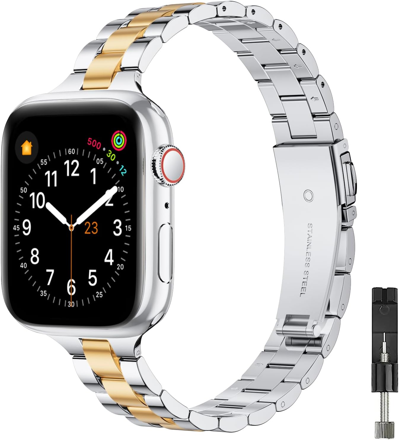 Premium Stainless Steel Apple Watch Band by OMIU