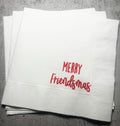 Festive Friendsmas Cocktail Napkins Set - Cheers to Holiday Fun!
