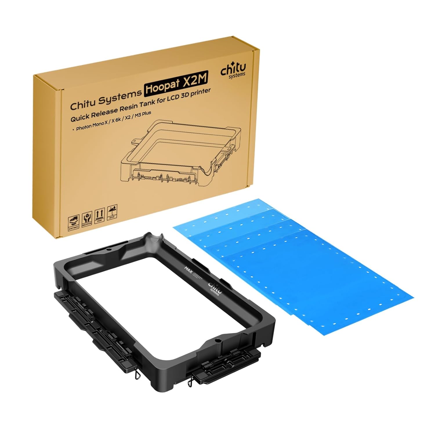 Hoopat X2M Quick Release Resin Tank for Anycubic Printers