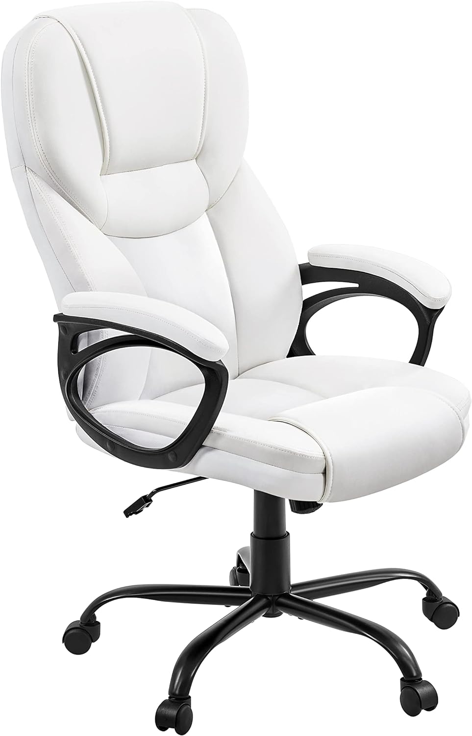 Yaheetech White Ergonomic Office Chair