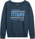 Team Fan Apparel NFL Womens Slouchy Crew Neck Pullover - Gameday