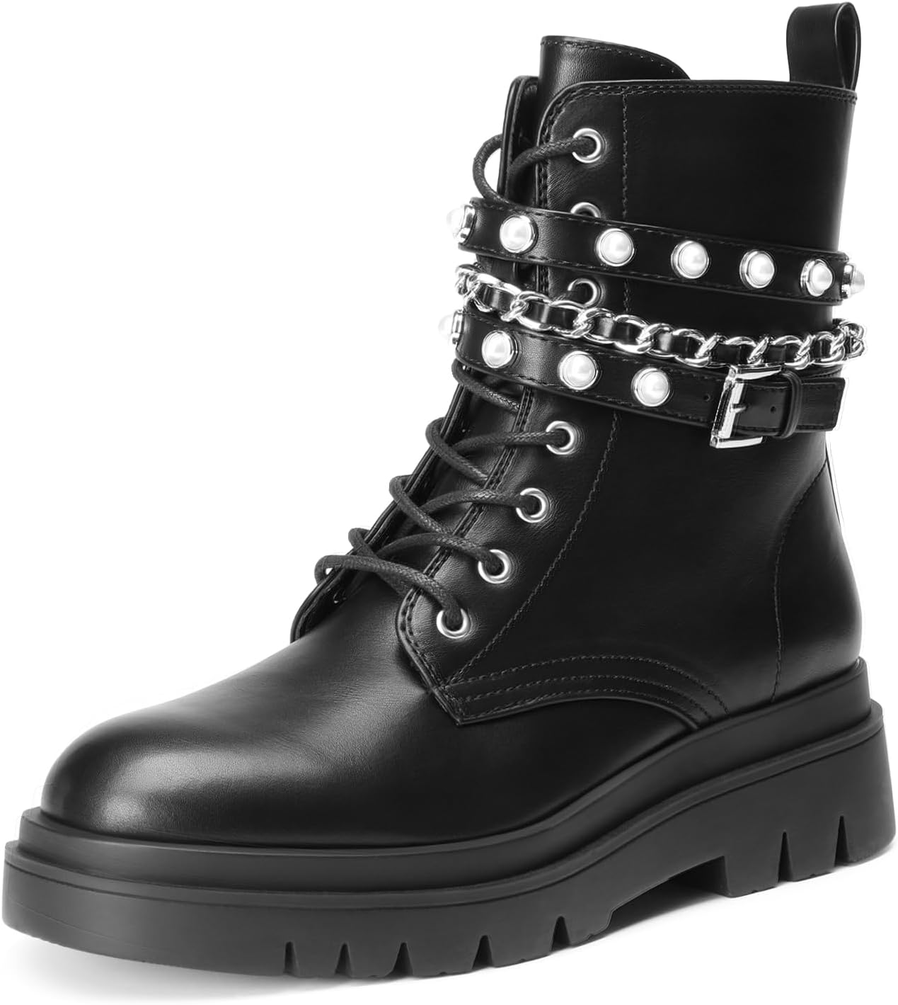 DREAM PAIRS Women's Fashion Platform Combat Boots for Edgy Style