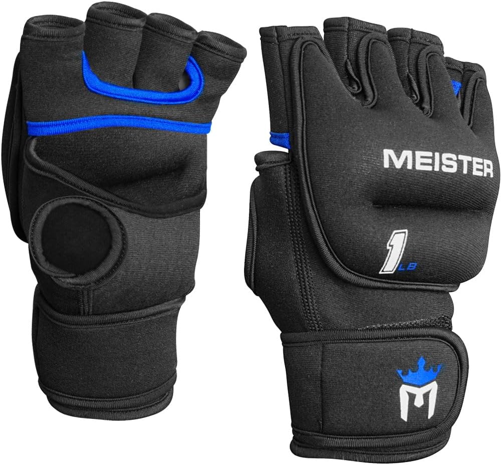 Enhance Workouts with Meister 1lb Neoprene Weighted Gloves!