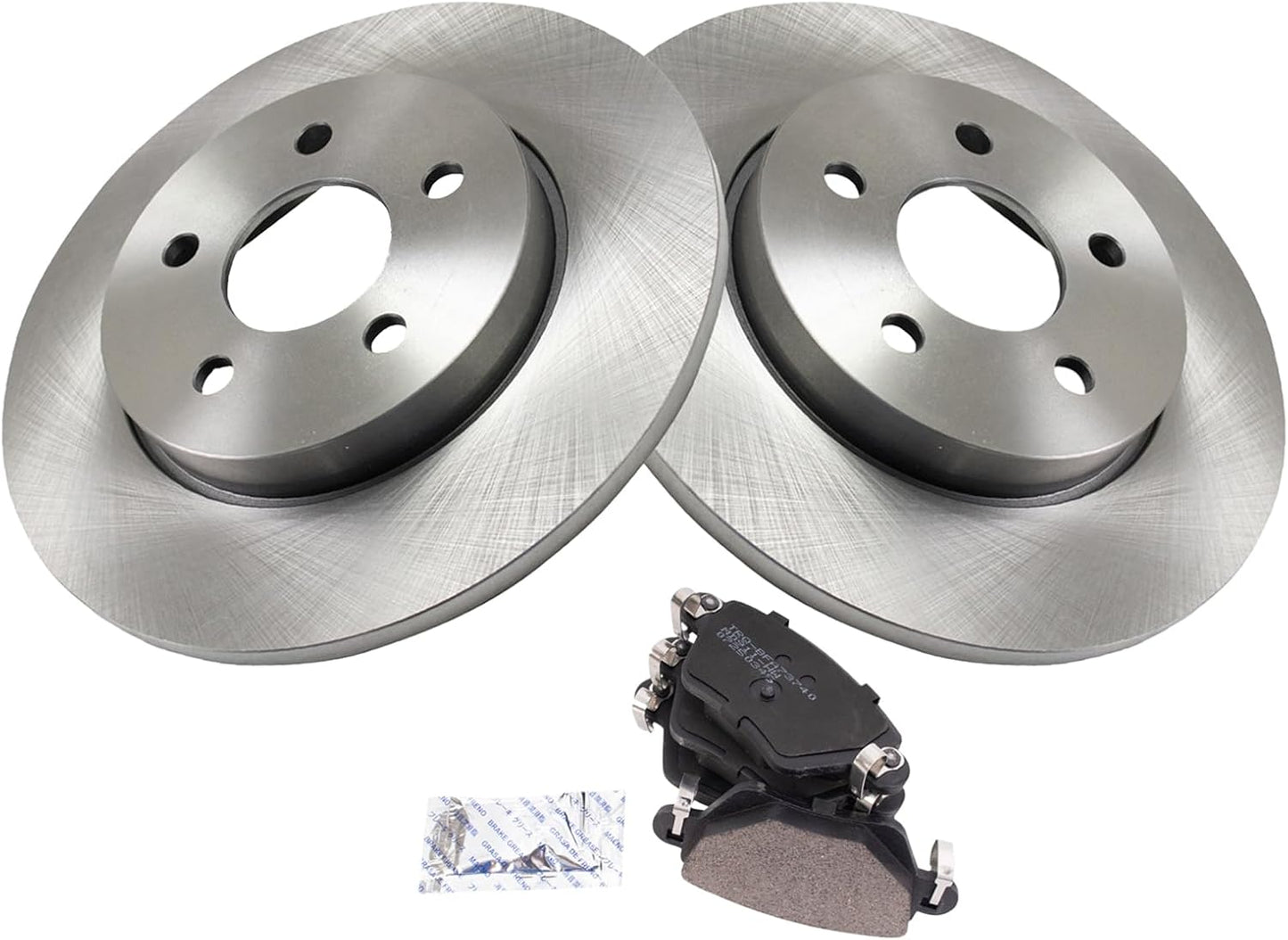 TRQ Rear Brake Pad & Rotor Kit for 2002-2004 Jaguar X-Type