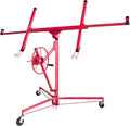 11FT Drywall Lift Panel Hoist Jack Lifter - One-Person 150LB Lift