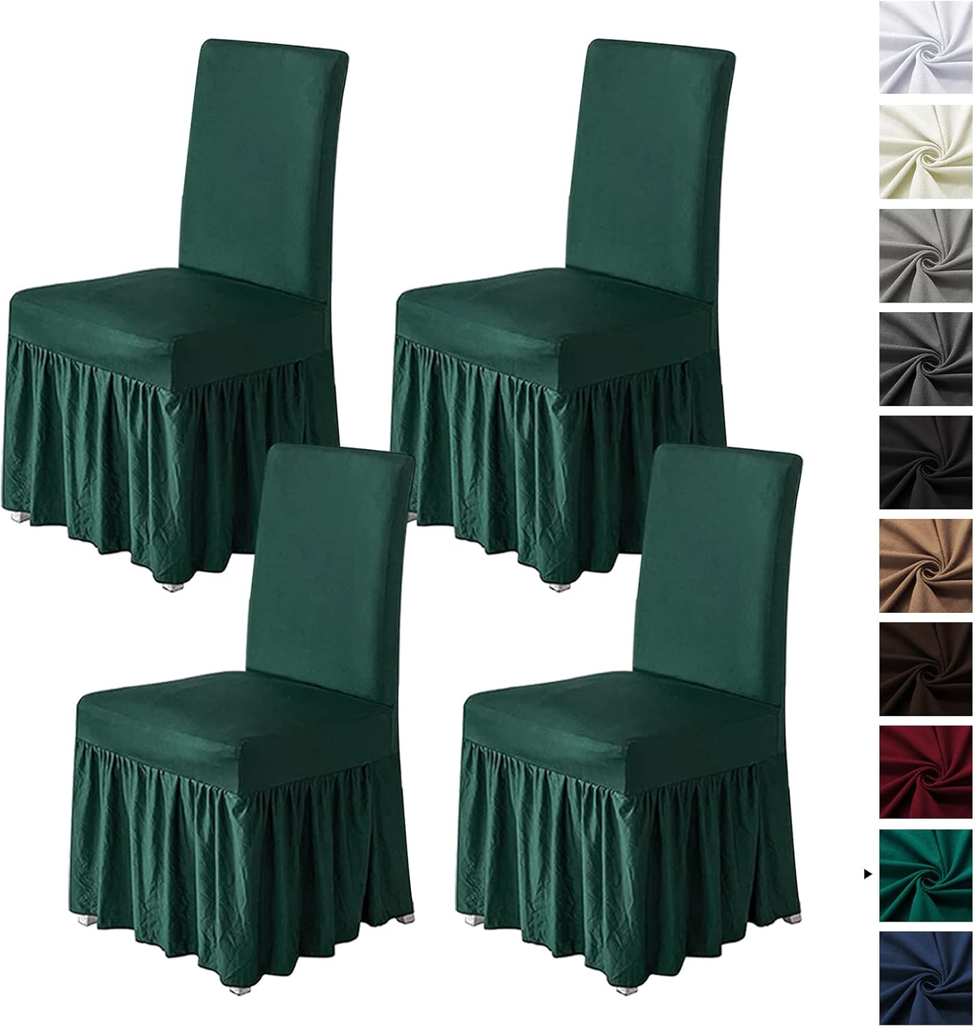 Stretch Dining Chair Covers Set of 4 for Elegant Home Decor
