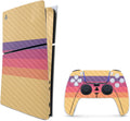 Carbon Fiber Skin for PS5 Slim Digital Edition Bundle - Mellow Stripes