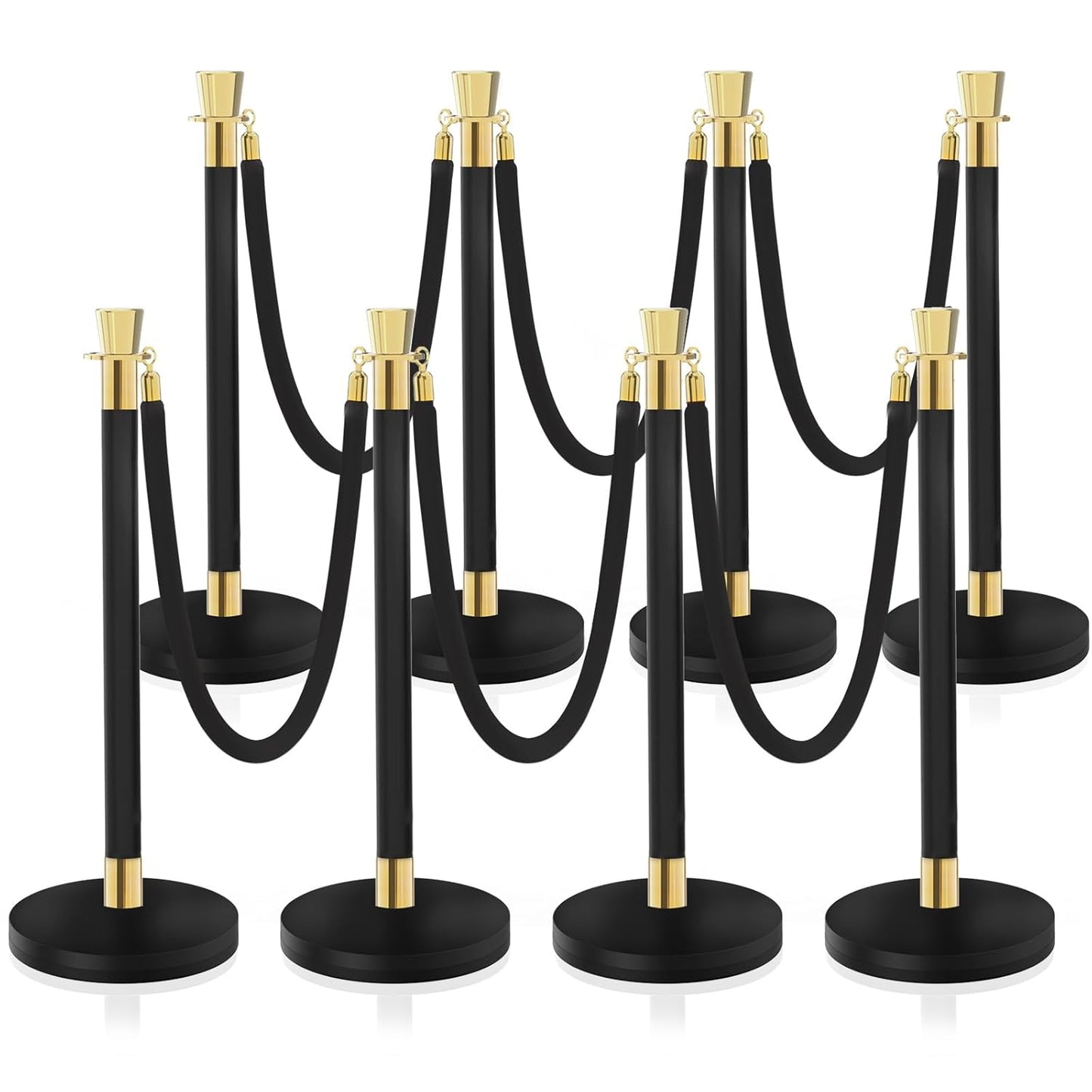 Crowd Control Stanchion Set for Theater, Hotels, and Clubs