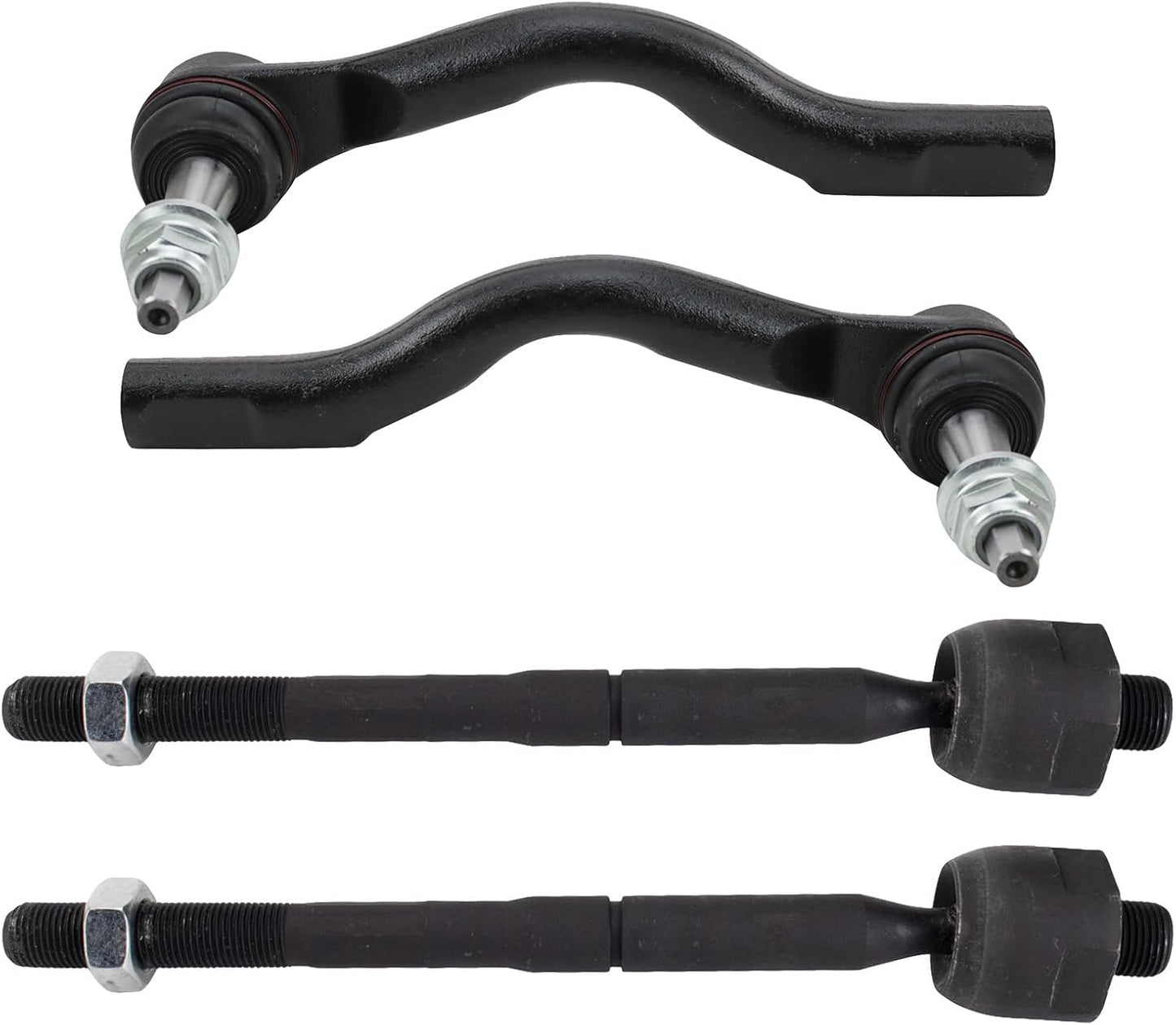 TRQ Front Inner and Outer Tie Rod Set for Chrysler Pacifica