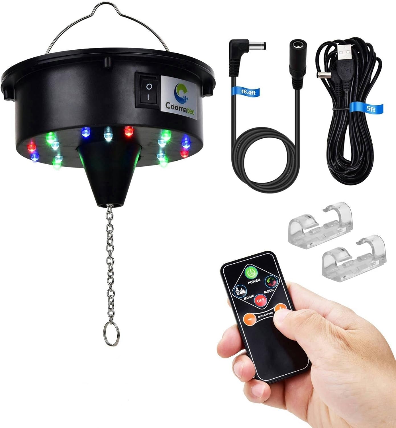 Rotating Disco Ball Motor for 8 to 24 Inch Party Decor