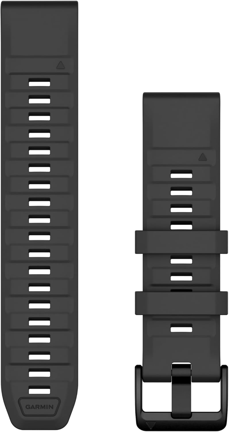 Garmin QuickFit 20mm Black/Pebble Gray Silicone Band Review