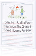 Write Beginner Paper for Kids Story Writing Paper 2 Pack - Practice