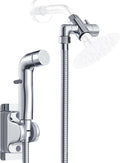 Dog Shower Attachment Metal - Deluxe Pet Washing Sprayer Kit