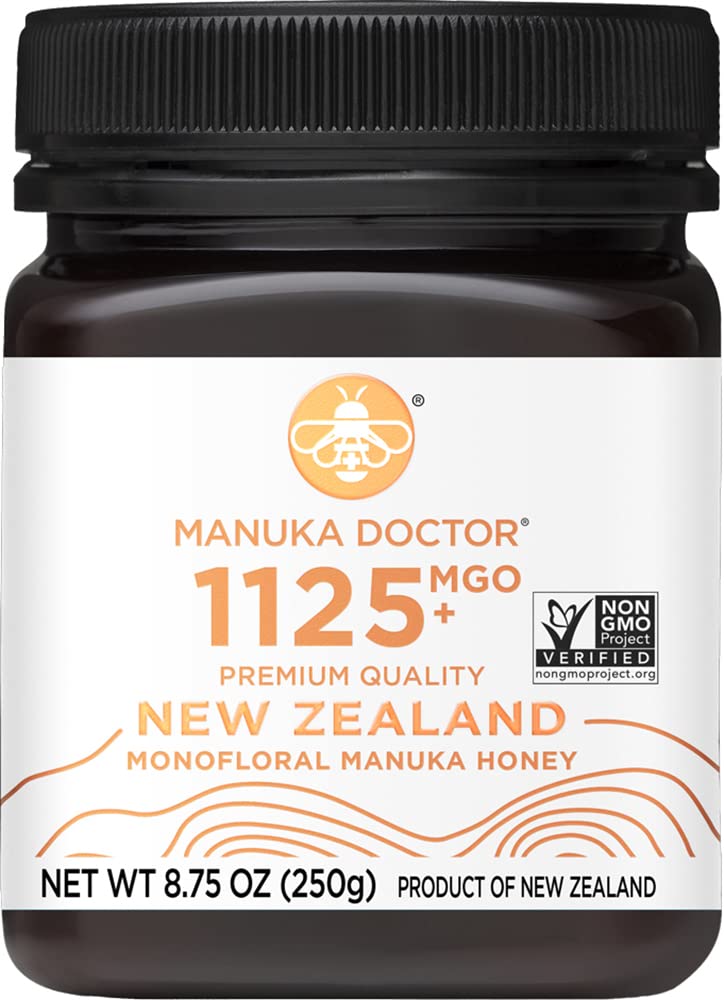 MGO 1125+ Manuka Honey Monofloral - Pure New Zealand Honey