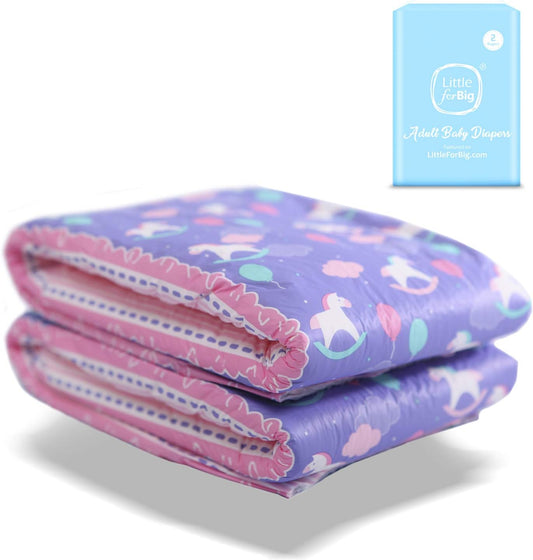 Littleforbig Little Fantasy Diaper Set - Size Medium