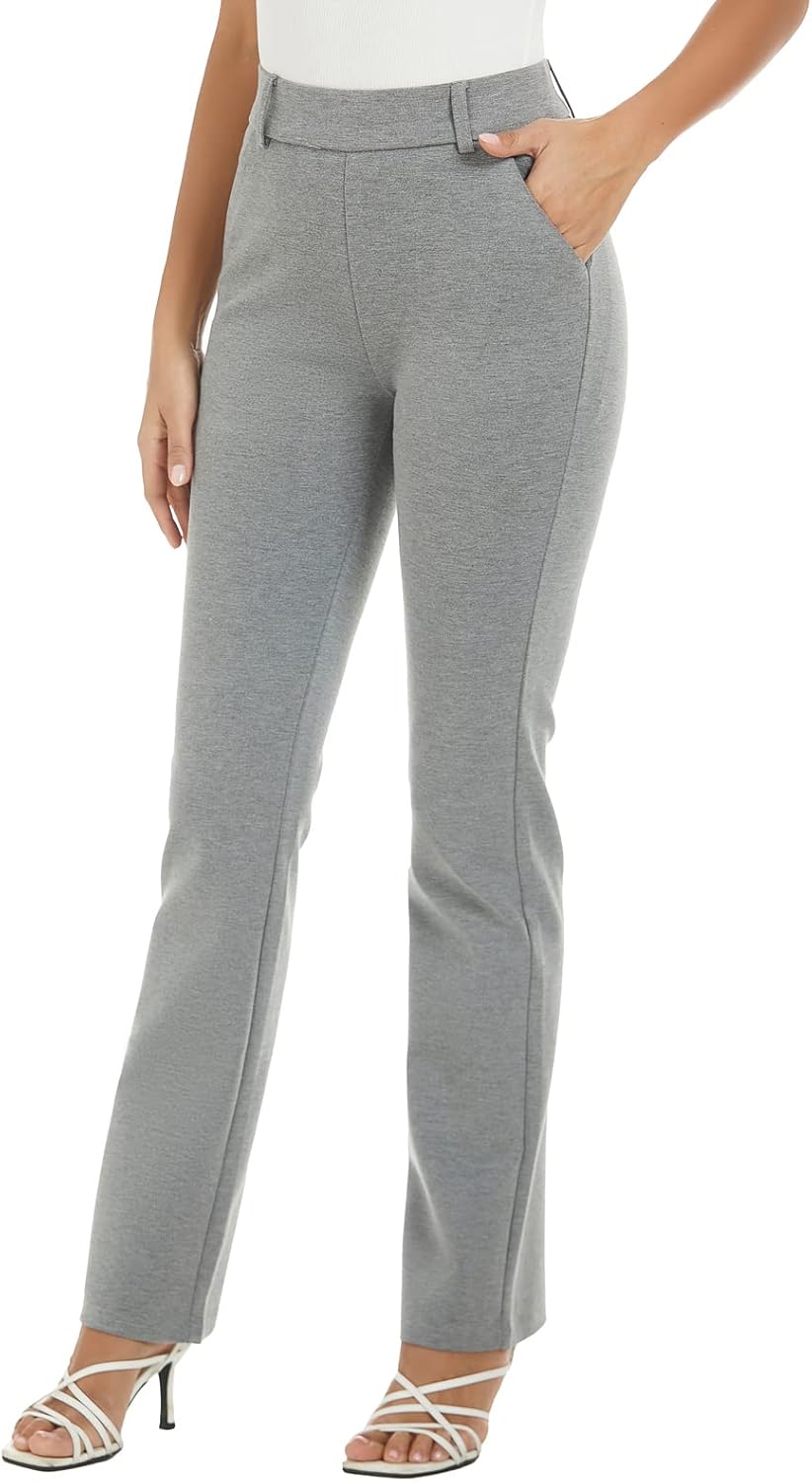 Women's Pull On Barely Bootcut Stretch Dress Pants Review