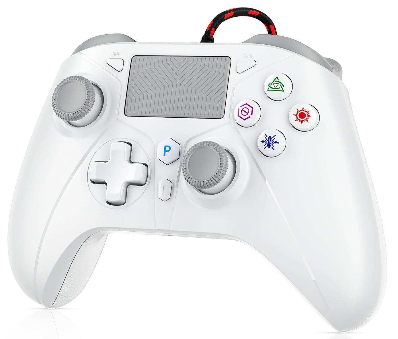 10ft Wired PS5 Controller with Turbo Back Button and Joystick
