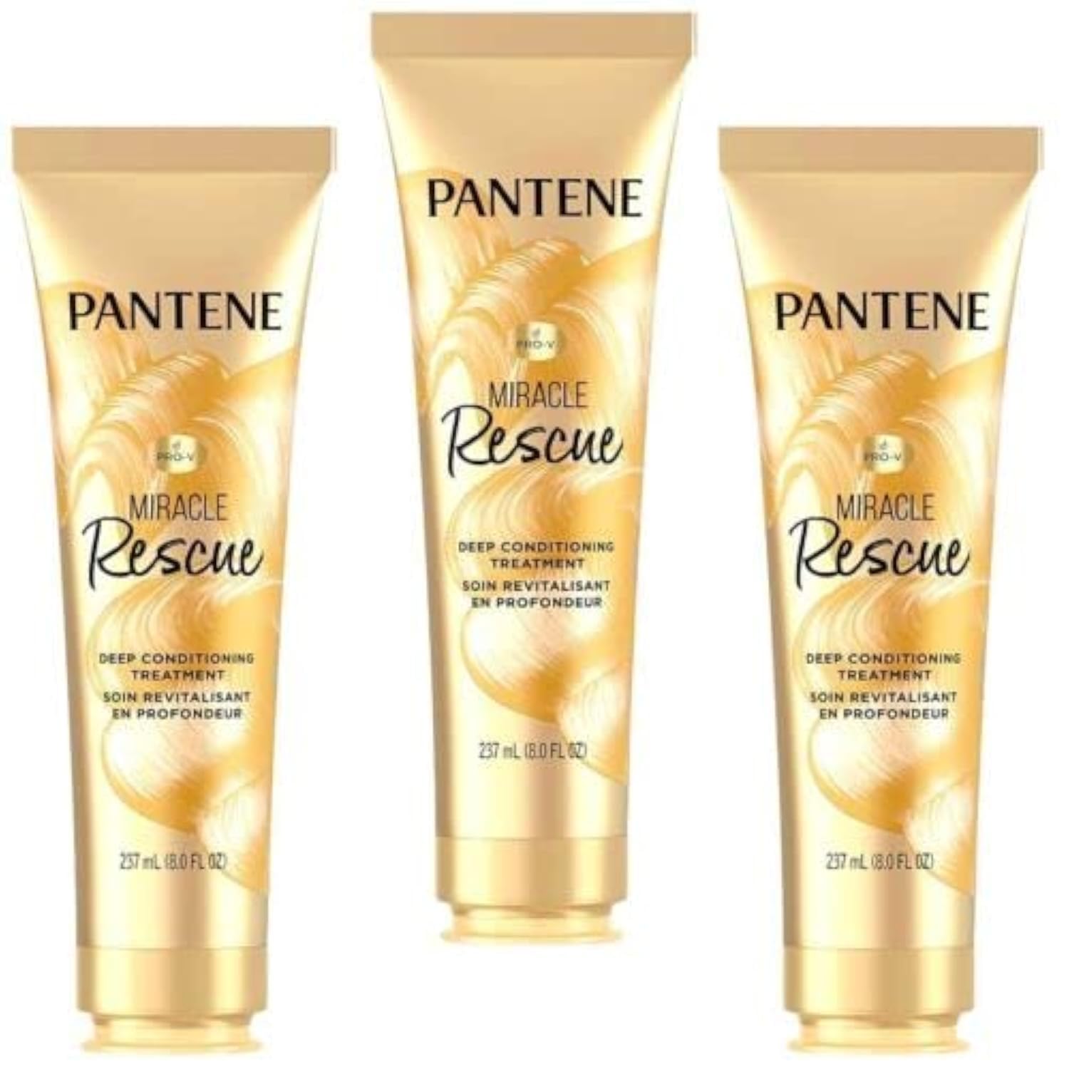 Pantene Miracle Rescue Pro-V Hair Mask Trio - 24.0 Fl oz