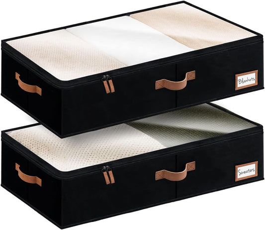 Large Under Bed Storage Containers for Clothes and Blankets