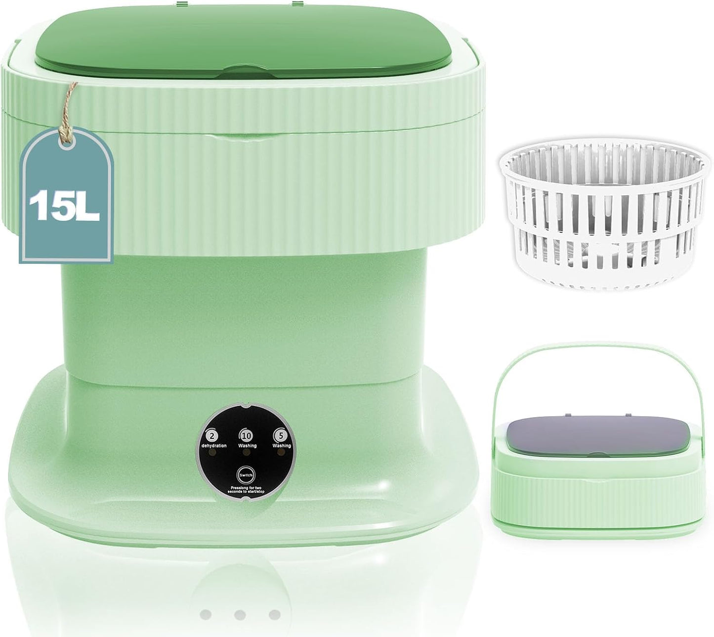 Compact Portable Washer & Dryer Set - Ideal for Small Spaces!