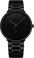 Mens Watches Ultra-Thin Minimalist Waterproof Dress Watch - Thin