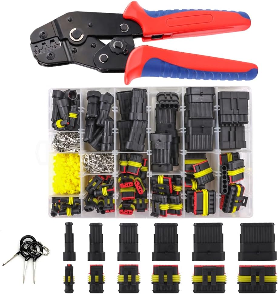 43 Sets 711Pcs Waterproof Wire Connectors for Automotive Use