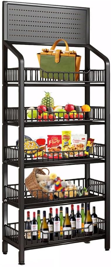 5 Tier Retail Display Rack for Snacks and Organizing Needs