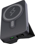 MagSafe Magnetic Wireless Power Bank 10000mAh with Foldable Stand