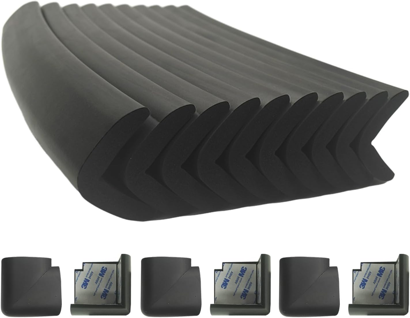 Foam Corner Protector for Fireplace Hearths - Safety Bumpers