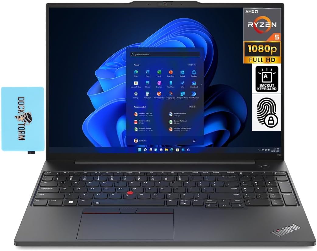 Lenovo Thinkpad E16 Gen 2 Business Laptop with Powerful Features