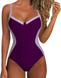 Tummy Control One Piece Swimsuit - Slimming Crisscross Back lace