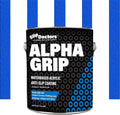 Alpha Grip Non-Slip Paint for Concrete & Asphalt - Safety Blue 1