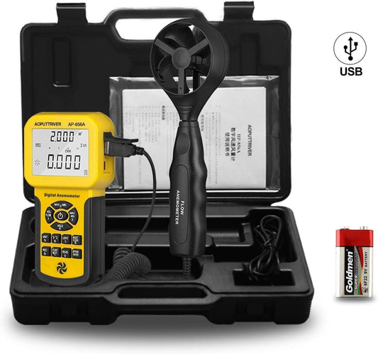 Pro HVAC Anemometer Handheld CFM Meter for Wind Speed Measurement