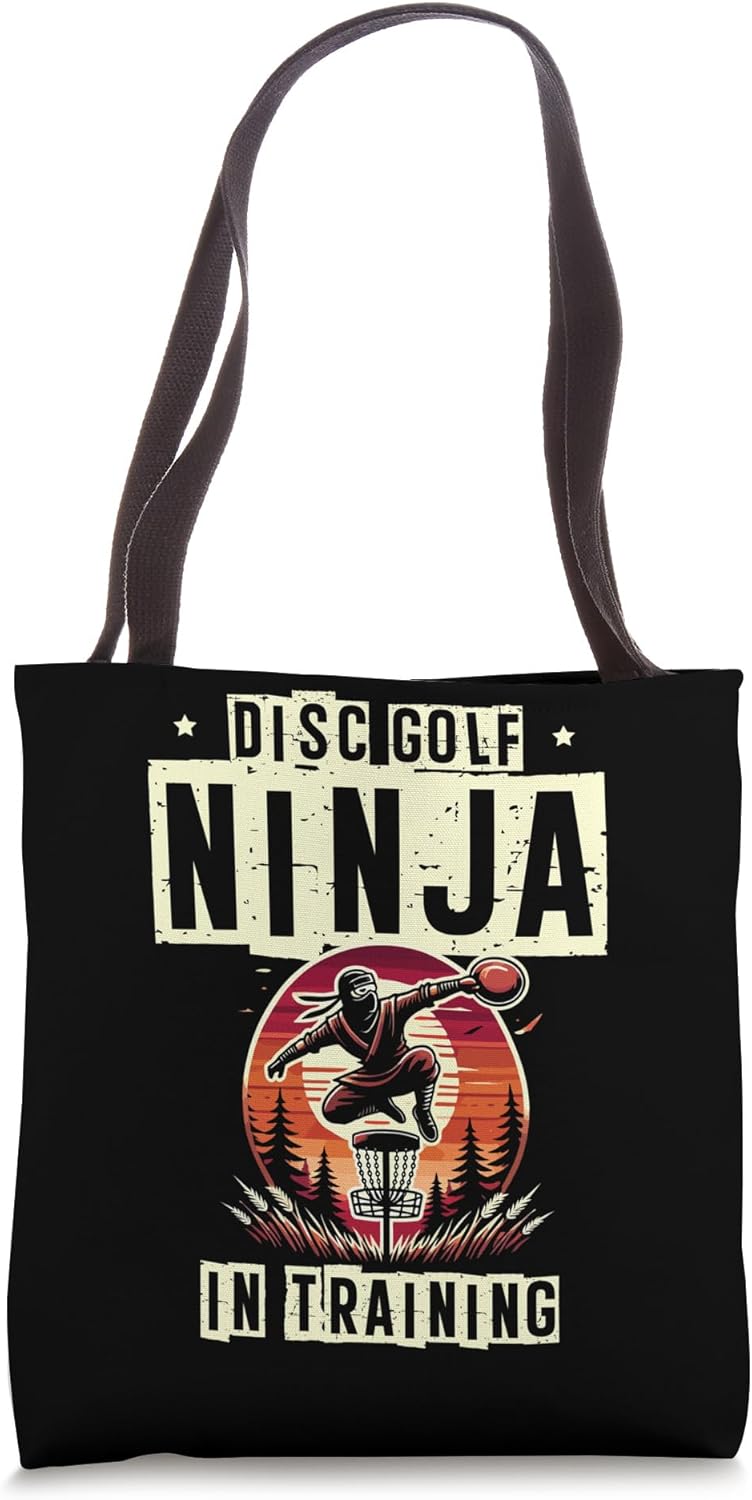 Disc Golf Ninja Training Tote Bag