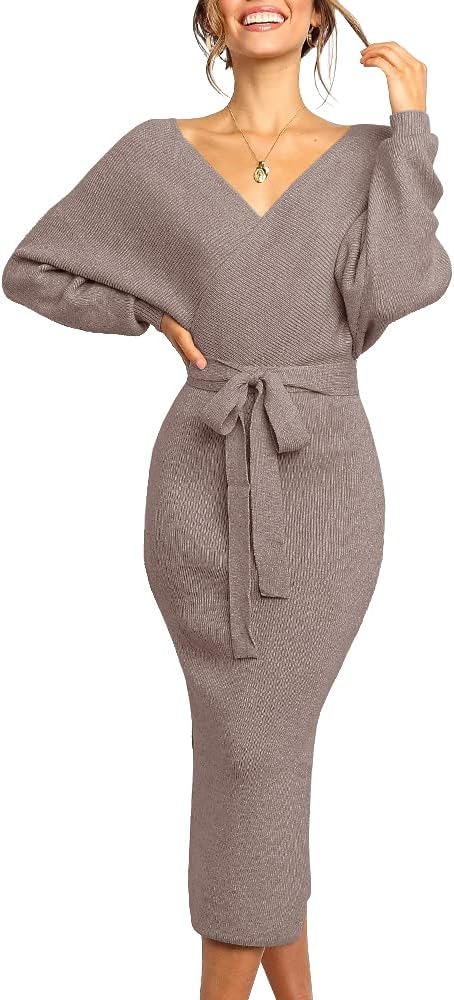 Chang Yun Women's Long Maxi Sweater Dress with Elegant Style